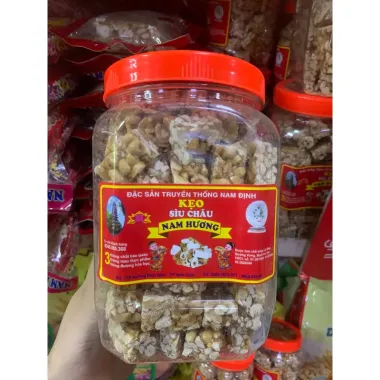 Kẹo Lạc Sìu Châu Nam Định 1Kg - Đặc Sản Truyền Thống Giá Chỉ 45.000đ 1