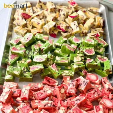 Kẹo Nougat Ít Ngọt Mix Hoa Quả Sấy & Hạt Dinh Dưỡng 500gr - Giảm từ 86436 còn 68600 VND
