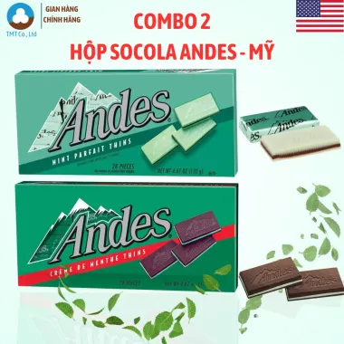 Kẹo Socola Andes Bạc Hà Sữa Chính Hãng Giảm 19% - Cực Mê 132g Kẹo Socola Andes Bạc Hà Sữa Chính Hãng Giảm 19% - Cực Mê 132g