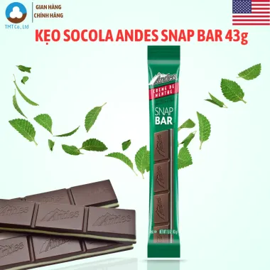 Kẹo Socola Andes Bạc Hà Sữa Chính Hãng Giảm 19% - Cực Mê 132g