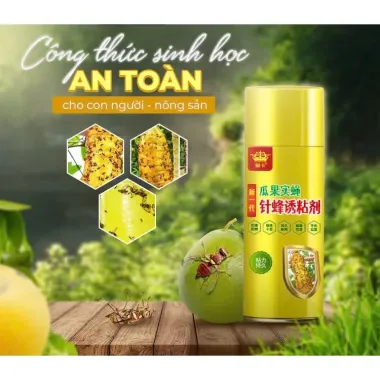 Keo Xịt Bẫy Ruồi Vàng 260ml - Thu hút Côn trùng Hiệu quả - Giá Tốt 48000đ 1 Keo Xịt Bẫy Ruồi Vàng 260ml - Thu hút Côn trùng Hiệu quả - Giá Tốt 48000đ 1