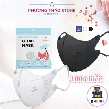 Khẩu Trang 5D Gumi Kháng Khuẩn Lọc Bụi PM2.5 3 Lớp - Giảm 20% Chỉ 40600đ 5