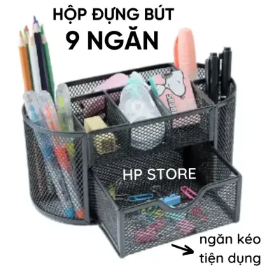 Khay Đựng Bút 7 Ngăn Kim Loại C chắc Bền Cao Cấp - Giá Chỉ 50k Thay Vì 63k 6 Khay Đựng Bút 7 Ngăn Kim Loại C chắc Bền Cao Cấp - Giá Chỉ 50k Thay Vì 63k 6
