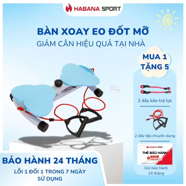Quà tặng kèm khi mua Bàn Xoay Eo Habana Sport