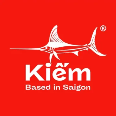 KIẾM LÀ MỐT HARLEY - áo dài tay màu hồng vải cotton gân dệt thêu logo cá Kiếm 1