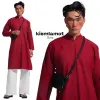 KIẾM LÀ MỐT HARLEY - áo dài tay màu hồng vải cotton gân dệt thêu logo cá Kiếm 5