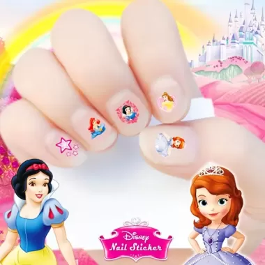 [LB &amp; N] Móng tay giả anh đào 3D dễ thương màu hồng có keo dán Nơ ngọt ngào Sơn ép móng tay cho bé gái 6