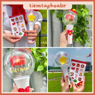 Lightstick VIỆT NAM 16 màu quẩy concert Quốc Gia 2/9 ( Tặng nhãn dán + dây đeo) 4