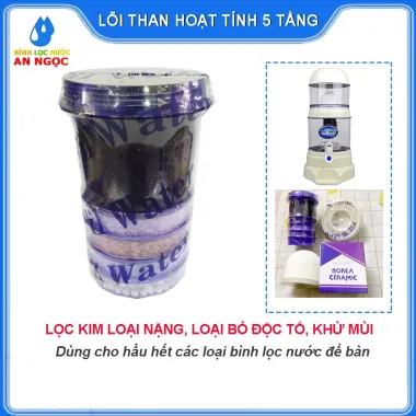 Lõi Lọc Than Hoạt Tính 5 Tầng Thay Thế Cho Bình Lọc Nước Hưng Long One Giá Shock 55000đ Lõi Lọc Than Hoạt Tính 5 Tầng Thay Thế Cho Bình Lọc Nước Hưng Long One Giá Shock 55000đ