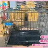 Lồng Chó Mèo Vân Đá Nan Dày Cao Cấp 2 Cửa Kèm Khay - Giá Tốt 258500đ