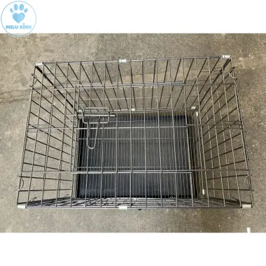 Lồng Chó Mèo Vân Đá Nan Dày Cao Cấp 2 Cửa Kèm Khay - Giá Tốt 258500đ 6