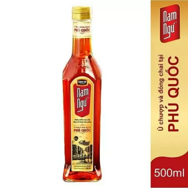 Hình ảnh sản phẩm [LS][Chọn loại] Nước Mắm Nam Ngư Cá Cơm Tươi Chai Thủy Tinh 500ml
