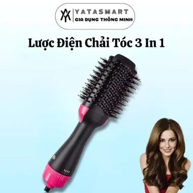 Lược Chải Tóc 3in1 Tạo Phồng Sấy Khô 360 Độ Đa Năng Giá Rẻ 145k