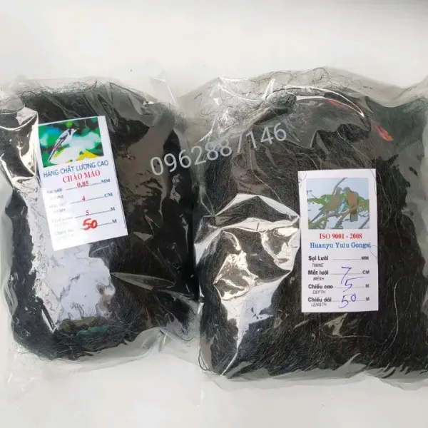 Hình ảnh sản phẩm Lưới Bẫy Chim Sẻ Chào Mào Tàng Hình 10-50m Giá Rẻ Chỉ 30.000đ