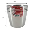 Ly Inox Làm Đá Cao Cấp TITHAFAC - Giảm 17000đ, Chỉ 59k, Đủ Size 7-10cm, Tem Đỏ Chính Hãng