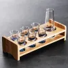 Ly Thủy Tinh Sang Trọng Bộ 6 Món Kèm Khay Gỗ - Giảm 175000 VND 5