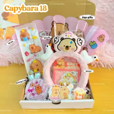 [M &amp; E-t] Đồ dùng văn phòng Kawaii Đồ dùng học tập Quà tặng cho trẻ em Tẩy Capybara dễ thương Tẩy Cao su ngộ nghĩnh mới 4
