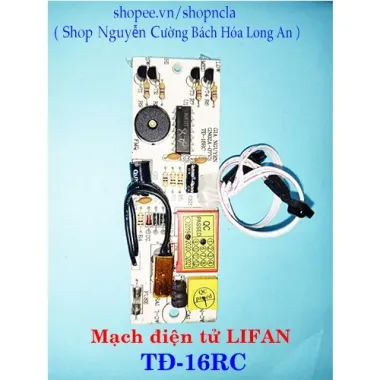 Mạch điện tử / Remote quạt trần đảo điều khiển Lifan model TĐ-16RC 1 Mạch điện tử / Remote quạt trần đảo điều khiển Lifan model TĐ-16RC 1
