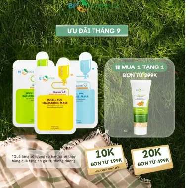 Mặt Nạ BioCell Foil Mask Cao Cấp - Dưỡng Da Căng Bóng Mịn Màng Giá Chỉ 24.900Đ 1