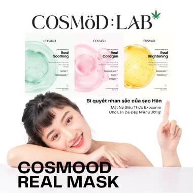 Mặt Nạ Cosmod Real Soothing Giảm 20% - 250000đ Giá Cực Sốc - Chăm Sóc Da Kiềm Dầu Hiệu Quả 3
