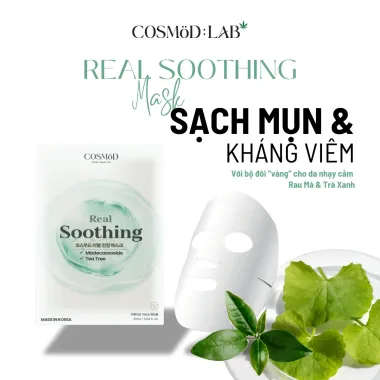 Mặt Nạ Cosmod Real Soothing Giảm 20% - 250000đ Giá Cực Sốc - Chăm Sóc Da Kiềm Dầu Hiệu Quả 4