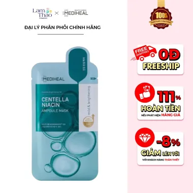 Mặt nạ King of Volume!Mặt nạ AF Dưỡng ẩm Làm dịu da 10 Cái / hộp Rose Centella Asiatica Da nhạy cảm
