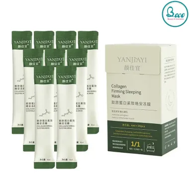 Mặt Nạ Ngủ Collagen 4ml*20pcs - Căng Mịn Da, Cải Thiện Xỉn Màu, Giữ Ẩm Chỉ 110k 4