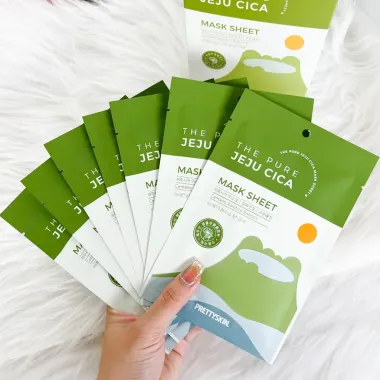 Mặt Nạ Rau Má PrettySkin 25g Giảm Giá Cực SỐC Còn 18300Đ - Cải Thiện Da Mờ Mịn 1