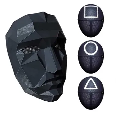 Mặt Nạ Trò Chơi Mực UDIOD Cosplay Thoáng Khí Giá Shock 57240Đ - Hóa Trang Halloween Full Head 3