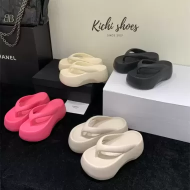[MẪU HOT- ĐẾ NHẸ ] Dép xỏ ngón MALL đế cao 4cm cá tính cho nữ 1
