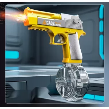 [MẪU MỚI 2025] Súng nước CÓ ĐÈN, súng nước tự động Glock trong suốt, đồ chơi cho bé ngoài trời quà tặng cho bé 5