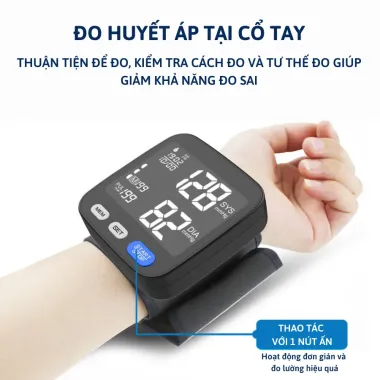 Máy Đo Huyết Áp Cổ Tay ALPHAMED U62I Chất Lượng Cao Giảm Giá 375000đ 3
