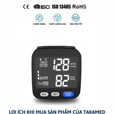 Máy Đo Huyết Áp Cổ Tay ALPHAMED U62I Chất Lượng Cao Giảm Giá 375000đ 6