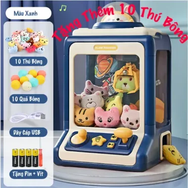 Máy Gắp Thú Bông Mini Toytopia Kích Thước Lớn Có Nhạc Đèn Giá Rẻ 387k 3 Máy Gắp Thú Bông Mini Toytopia Kích Thước Lớn Có Nhạc Đèn Giá Rẻ 387k 3