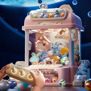 Máy Gắp Thú Bông Mini Toytopia Kích Thước Lớn Có Nhạc Đèn Giá Rẻ 387k