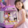 Máy Gắp Thú Mini Kuromi / Melody Có Đèn Và Nhạc Đi Kèm Nhiều Thú Bông Có Xu Đếm Thời Gian Thú Vị Đồ Chơi Thông Minh 3