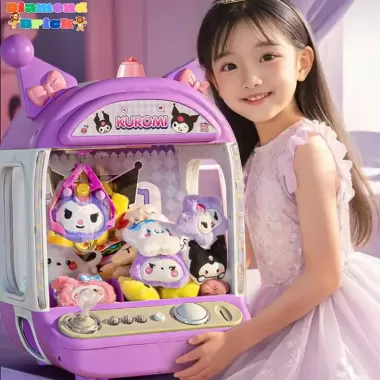 Máy Gắp Thú Mini Kuromi / Melody Có Đèn Và Nhạc Đi Kèm Nhiều Thú Bông Có Xu Đếm Thời Gian Thú Vị Đồ Chơi Thông Minh 3 Máy Gắp Thú Mini Kuromi / Melody Có Đèn Và Nhạc Đi Kèm Nhiều Thú Bông Có Xu Đếm Thời Gian Thú Vị Đồ Chơi Thông Minh 3