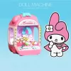 Máy Gắp Thú Mini Kuromi / Melody Có Đèn Và Nhạc Đi Kèm Nhiều Thú Bông Có Xu Đếm Thời Gian Thú Vị Đồ Chơi Thông Minh 5