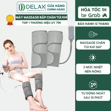 Máy massage bắp chân, bắp tay, công nghệ massage áp suất không khí tiên tiến, máy mát xa thư giãn và cải thiện sức khỏe
