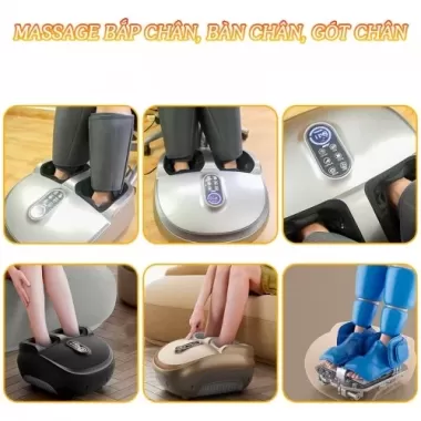 Máy massage bắp chân, bắp tay, công nghệ massage áp suất không khí tiên tiến, máy mát xa thư giãn và cải thiện sức khỏe 9 Máy massage bắp chân, bắp tay, công nghệ massage áp suất không khí tiên tiến, máy mát xa thư giãn và cải thiện sức khỏe 9