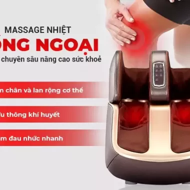 Máy Massage Chân Dành Cho Người Già, Bấm Huyệt Hồng Ngoại Giảm Đau Nhức Hiệu Quả, Tiện Lợi Dễ Dùng 3