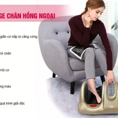 Máy Massage Chân Dành Cho Người Già, Bấm Huyệt Hồng Ngoại Giảm Đau Nhức Hiệu Quả, Tiện Lợi Dễ Dùng 5