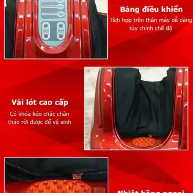 Máy Massage Chân Dành Cho Người Già, Bấm Huyệt Hồng Ngoại Giảm Đau Nhức Hiệu Quả, Tiện Lợi Dễ Dùng 8