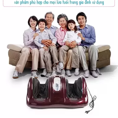 Máy Massage Chân Foot Massager | Máy Matxa Chân Thư Giãn Kèm Điều Khiển Tiện Lợi 6