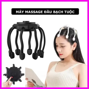 Máy massage đầu bạch tuộc 8 chân mát xa rung 3D đa năng tăng cường lưu thông tuần hoàn máu, giảm đau đầu thư giãn cơ thể 1 Máy massage đầu bạch tuộc 8 chân mát xa rung 3D đa năng tăng cường lưu thông tuần hoàn máu, giảm đau đầu thư giãn cơ thể 1