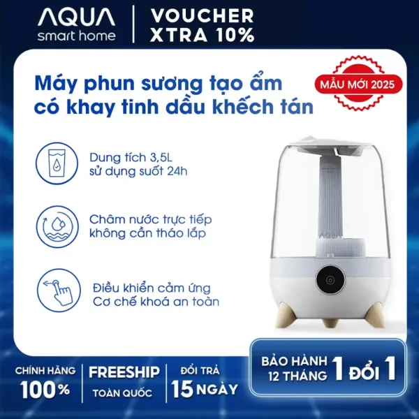 Máy Phun Sương AQUA HUS101R3.5L: Tính năng, công suất và mức giá chi tiết