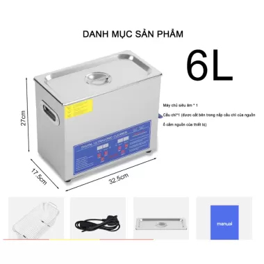 Máy Rửa Sóng Siêu Âm 2L/4L/6L/10L/15L/22L/30L - BH 1 năm 3 Máy Rửa Sóng Siêu Âm 2L/4L/6L/10L/15L/22L/30L - BH 1 năm 3