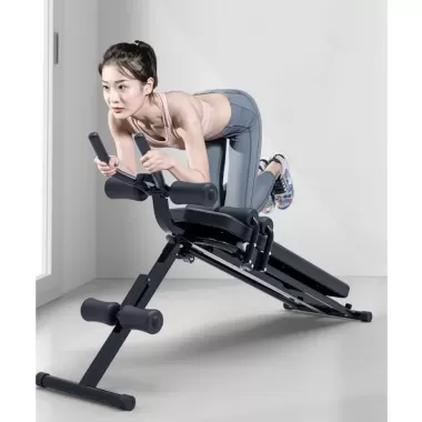 Máy Tập Cơ Bụng T235 Mẫu Mới Màu Tím, Ghế Tập Bụng Con Lăn Trượt Kết Hợp Đồng Hồ Đo Với Nhiều Bài Tập Gym Tại Nhà 4