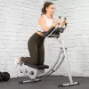 Máy Tập Cơ Bụng T235 Mẫu Mới Màu Tím, Ghế Tập Bụng Con Lăn Trượt Kết Hợp Đồng Hồ Đo Với Nhiều Bài Tập Gym Tại Nhà 5