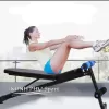 Máy Tập Cơ Bụng T235 Mẫu Mới Màu Tím, Ghế Tập Bụng Con Lăn Trượt Kết Hợp Đồng Hồ Đo Với Nhiều Bài Tập Gym Tại Nhà 7